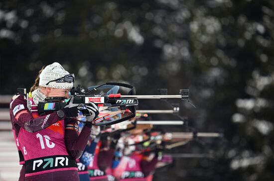 Russia Biathlon Commonwealth Cup Women Mass Start