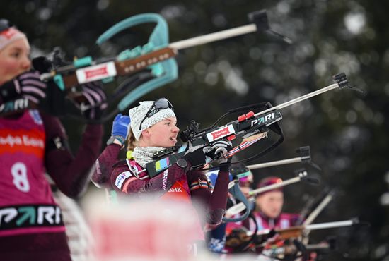 Russia Biathlon Commonwealth Cup Women Mass Start