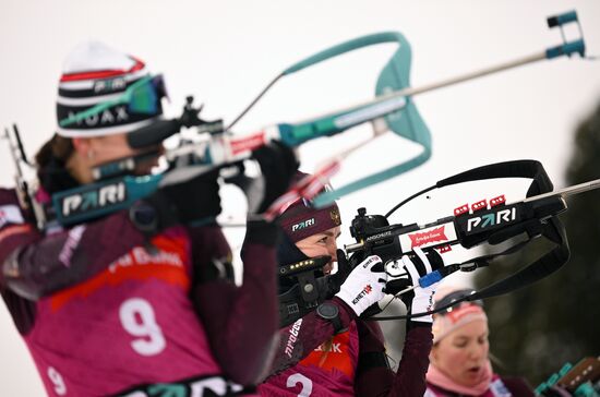 Russia Biathlon Commonwealth Cup Women Mass Start