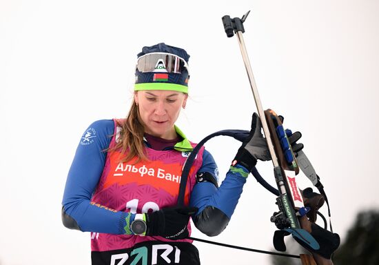 Russia Biathlon Commonwealth Cup Women Mass Start