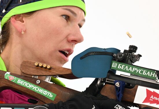 Russia Biathlon Commonwealth Cup Women Mass Start