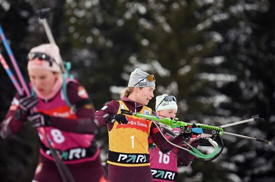 Russia Biathlon Commonwealth Cup Women Mass Start