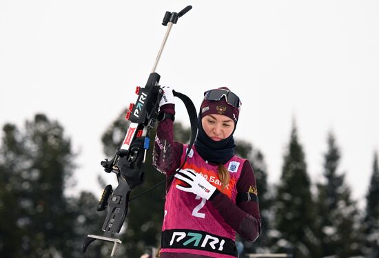 Russia Biathlon Commonwealth Cup Women Mass Start