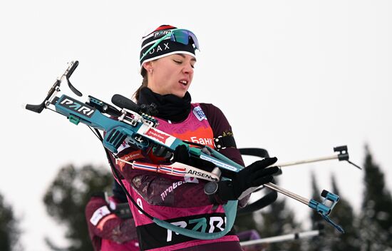 Russia Biathlon Commonwealth Cup Women Mass Start