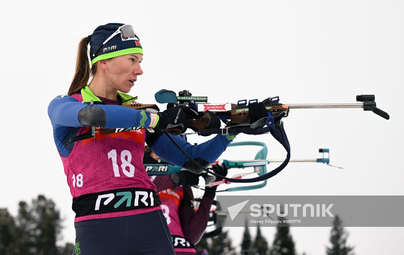 Russia Biathlon Commonwealth Cup Women Mass Start