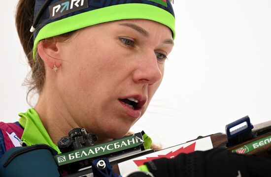 Russia Biathlon Commonwealth Cup Women Mass Start