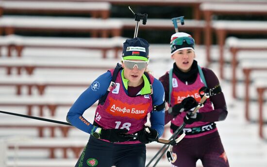 Russia Biathlon Commonwealth Cup Women Mass Start