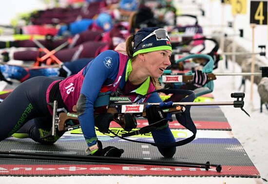 Russia Biathlon Commonwealth Cup Women Mass Start