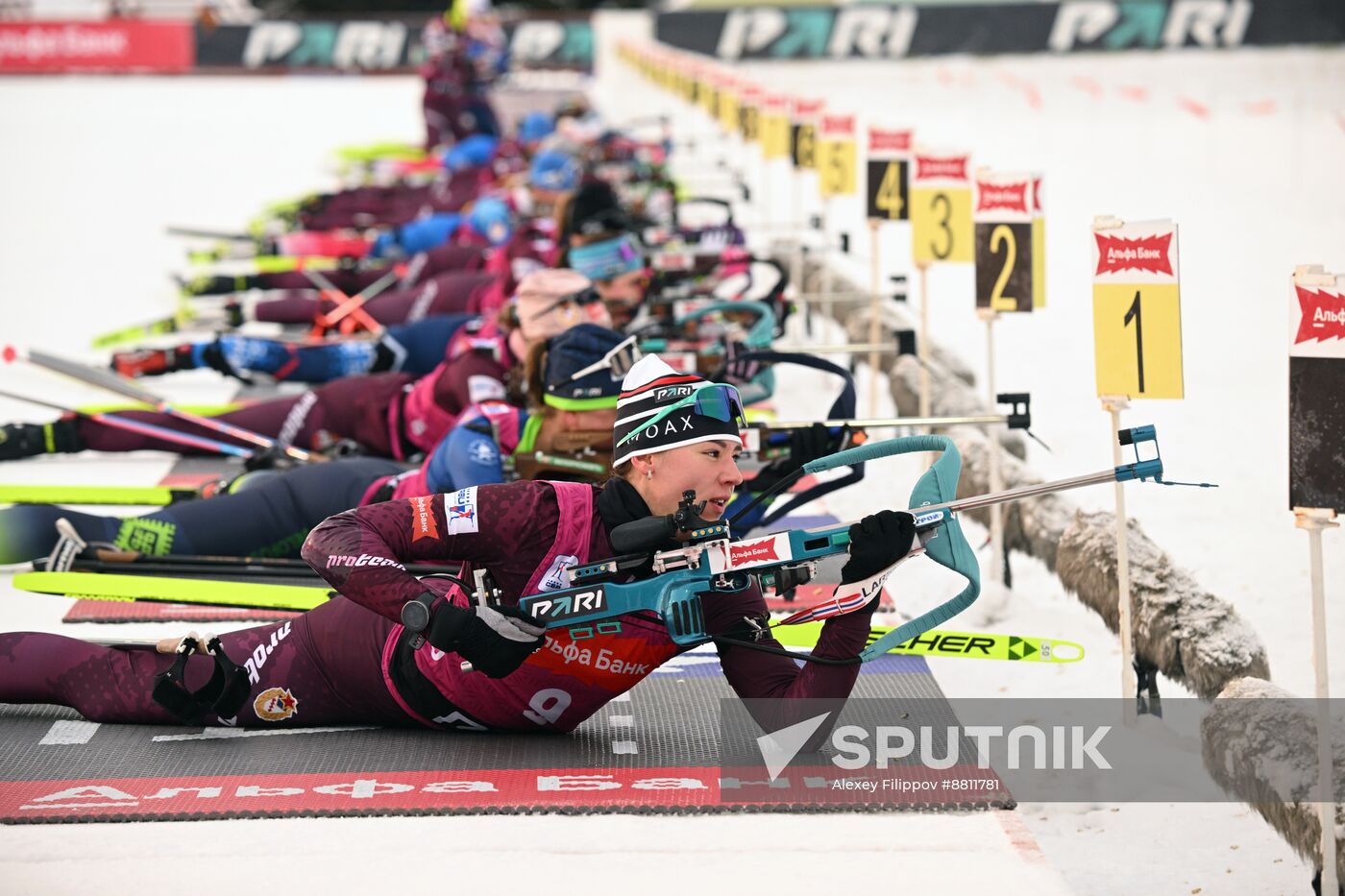 Russia Biathlon Commonwealth Cup Women Mass Start