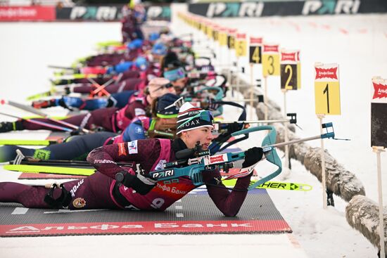 Russia Biathlon Commonwealth Cup Women Mass Start