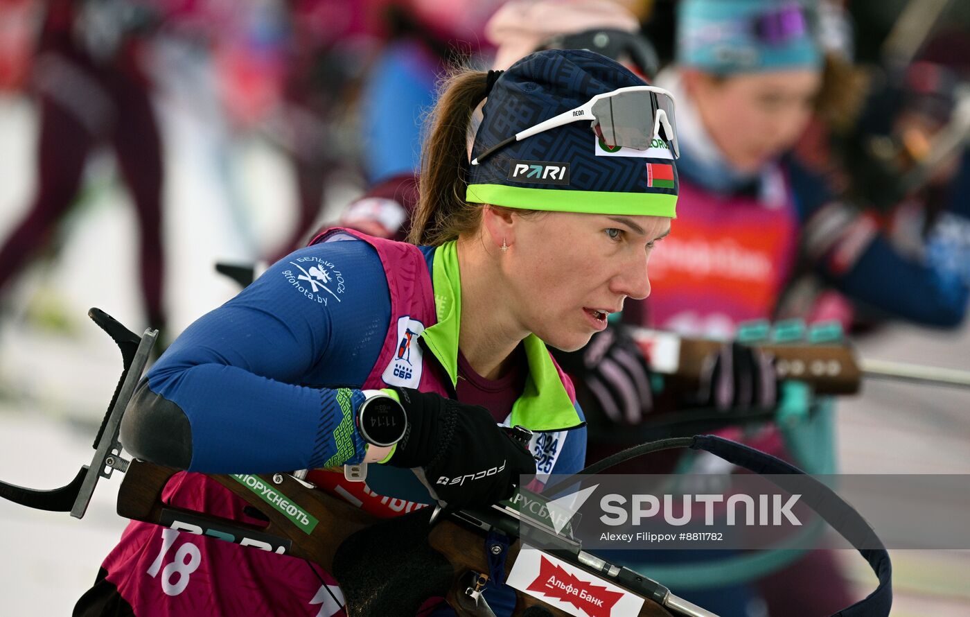 Russia Biathlon Commonwealth Cup Women Mass Start