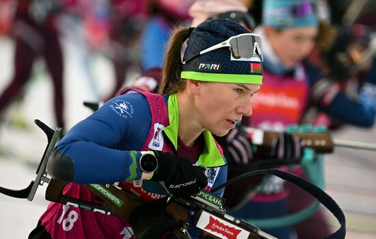 Russia Biathlon Commonwealth Cup Women Mass Start