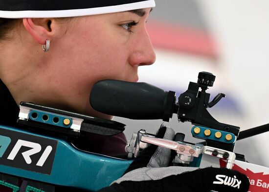 Russia Biathlon Commonwealth Cup Women Mass Start