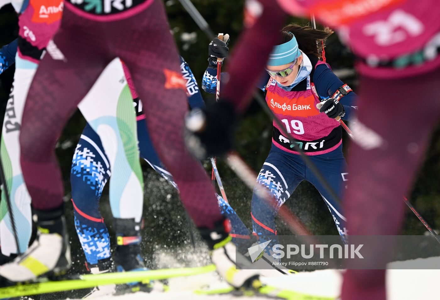 Russia Biathlon Commonwealth Cup Women Mass Start