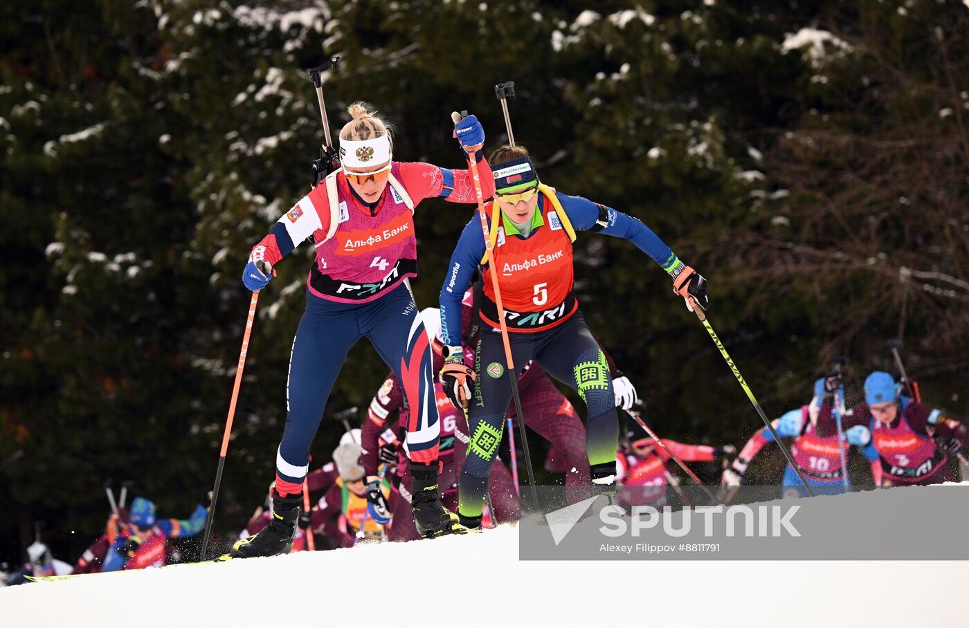 Russia Biathlon Commonwealth Cup Women Mass Start