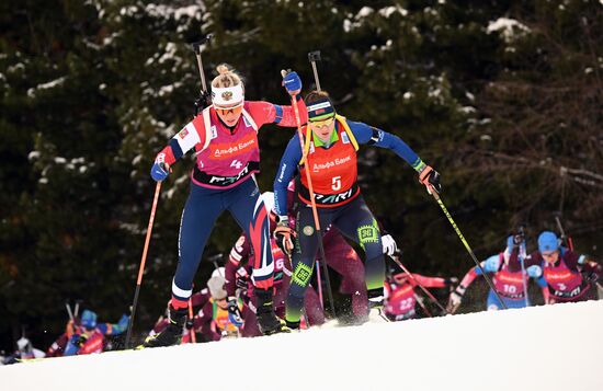 Russia Biathlon Commonwealth Cup Women Mass Start