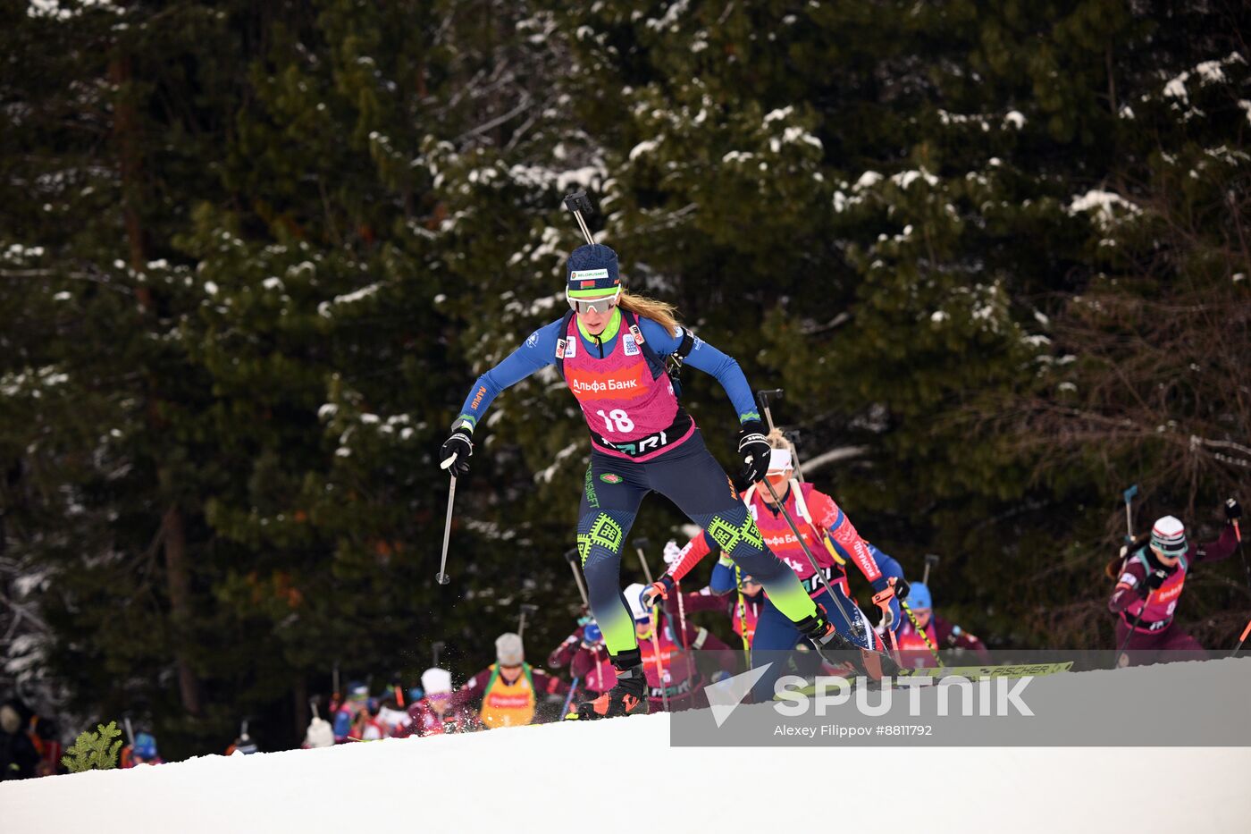 Russia Biathlon Commonwealth Cup Women Mass Start