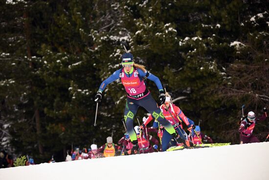 Russia Biathlon Commonwealth Cup Women Mass Start