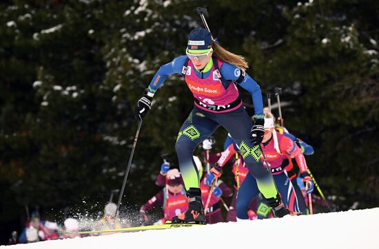 Russia Biathlon Commonwealth Cup Women Mass Start