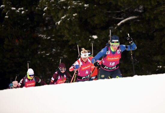 Russia Biathlon Commonwealth Cup Women Mass Start