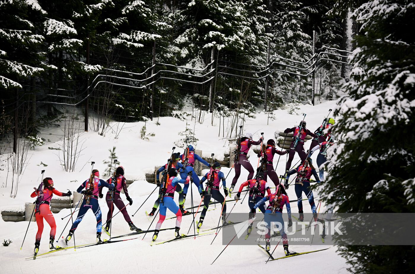 Russia Biathlon Commonwealth Cup Women Mass Start