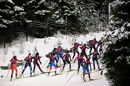 Russia Biathlon Commonwealth Cup Women Mass Start