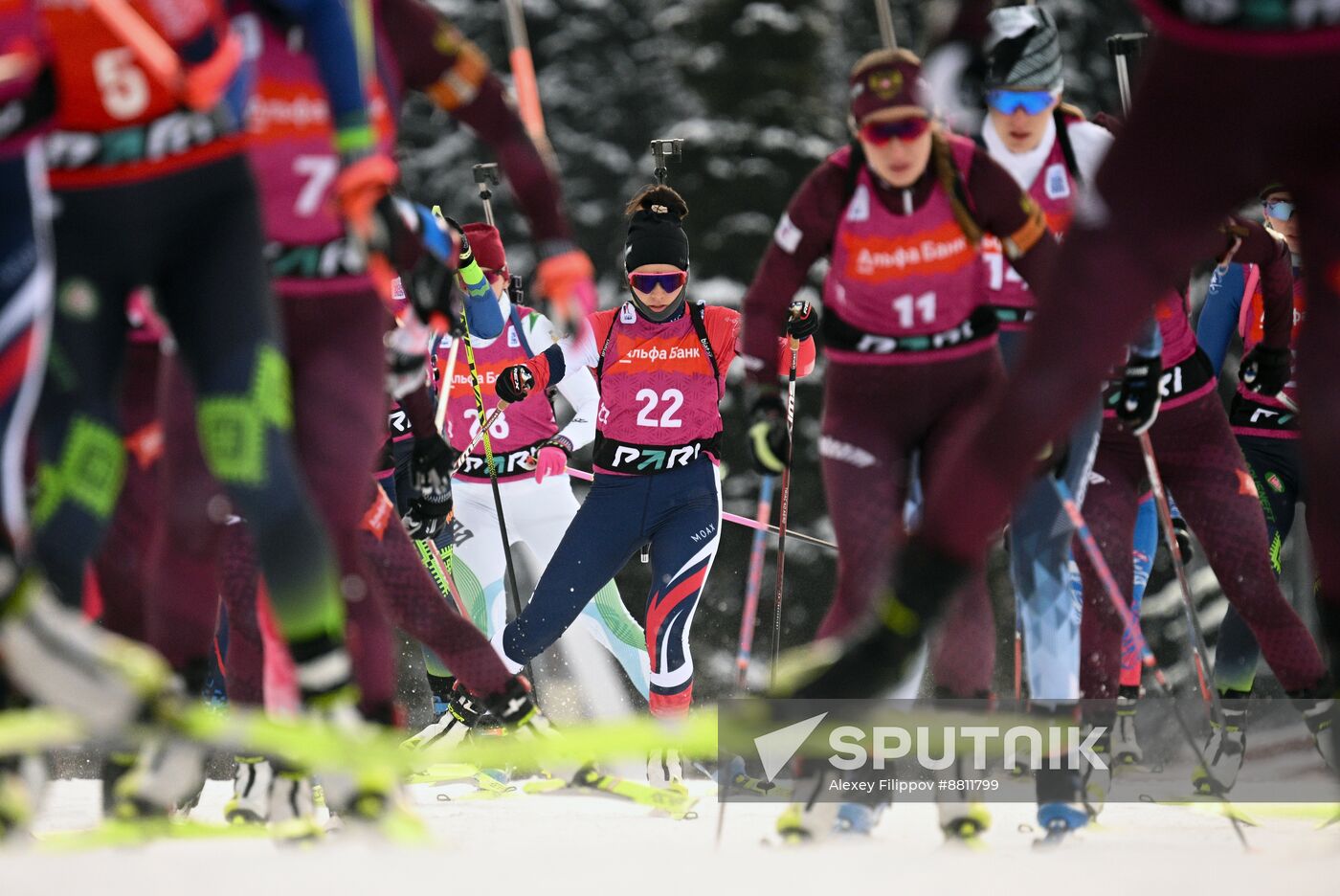 Russia Biathlon Commonwealth Cup Women Mass Start