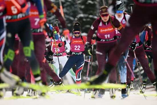 Russia Biathlon Commonwealth Cup Women Mass Start