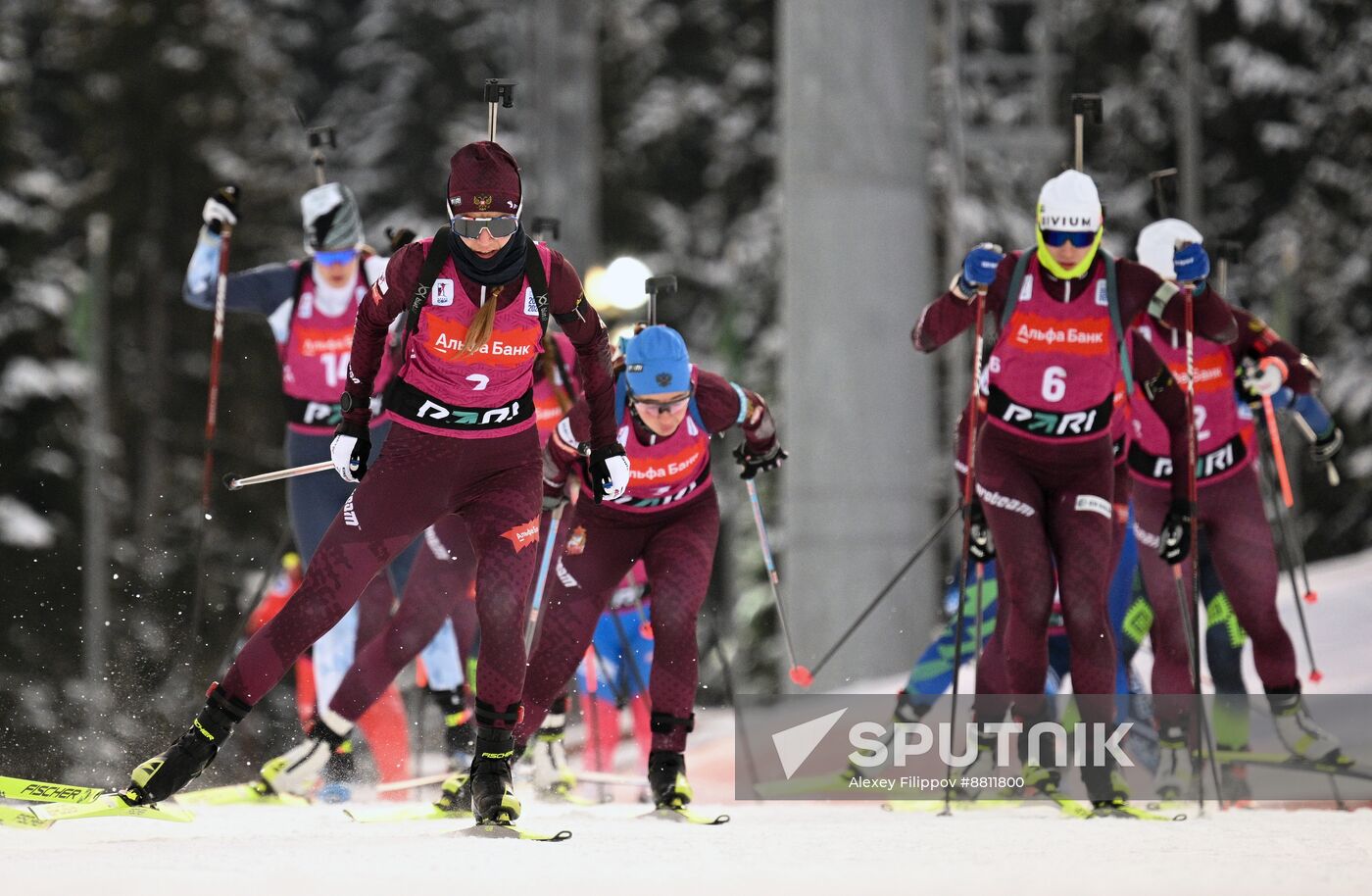 Russia Biathlon Commonwealth Cup Women Mass Start