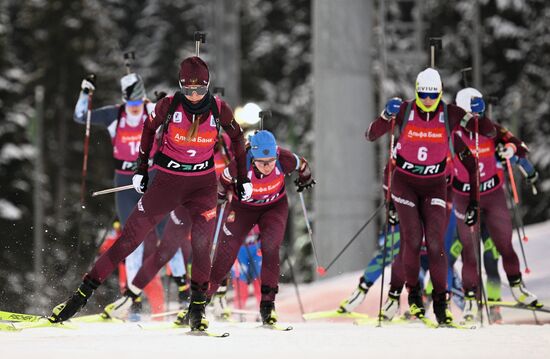 Russia Biathlon Commonwealth Cup Women Mass Start