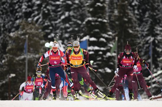 Russia Biathlon Commonwealth Cup Women Mass Start