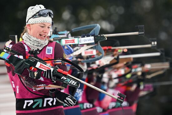 Russia Biathlon Commonwealth Cup Women Mass Start