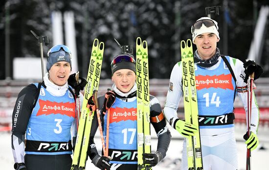 Russia Biathlon Commonwealth Cup Men Mass Start