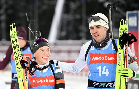 Russia Biathlon Commonwealth Cup Men Mass Start