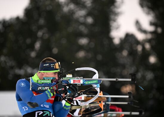 Russia Biathlon Commonwealth Cup Men Mass Start