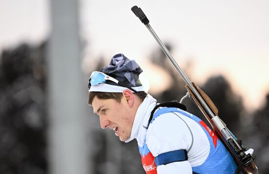 Russia Biathlon Commonwealth Cup Men Mass Start