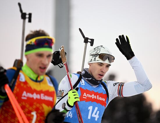 Russia Biathlon Commonwealth Cup Men Mass Start