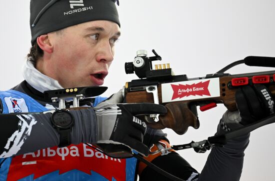 Russia Biathlon Commonwealth Cup Men Mass Start