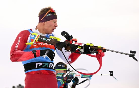 Russia Biathlon Commonwealth Cup Men Mass Start