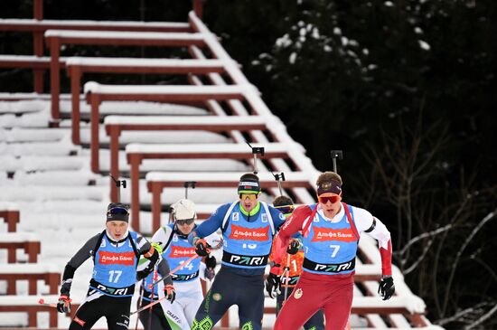 Russia Biathlon Commonwealth Cup Men Mass Start