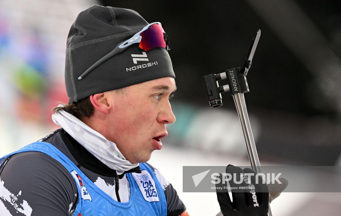 Russia Biathlon Commonwealth Cup Men Mass Start