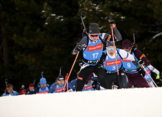 Russia Biathlon Commonwealth Cup Men Mass Start