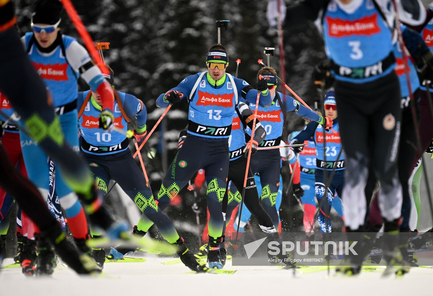 Russia Biathlon Commonwealth Cup Men Mass Start