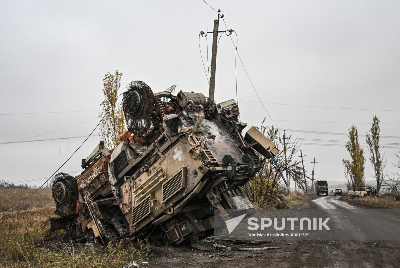 Russia Ukraine Military Operation Krasnoarmeysk Frontline Sector