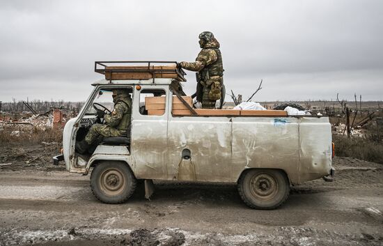 Russia Ukraine Military Operation Krasnoarmeysk Frontline Sector