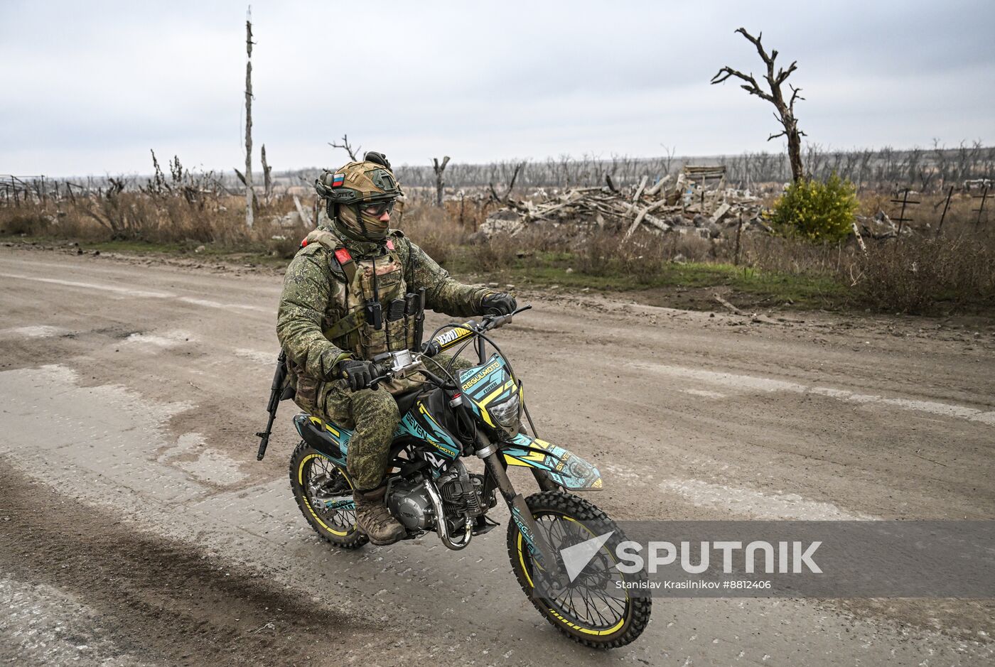 Russia Ukraine Military Operation Krasnoarmeysk Frontline Sector