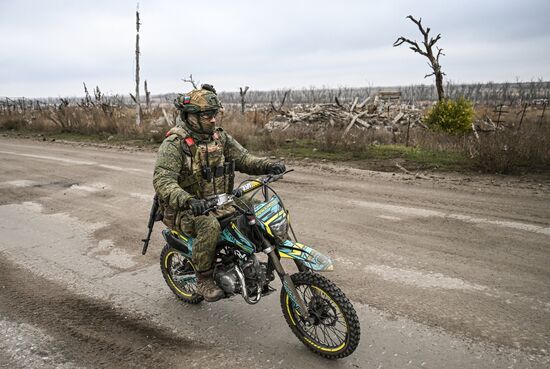 Russia Ukraine Military Operation Krasnoarmeysk Frontline Sector