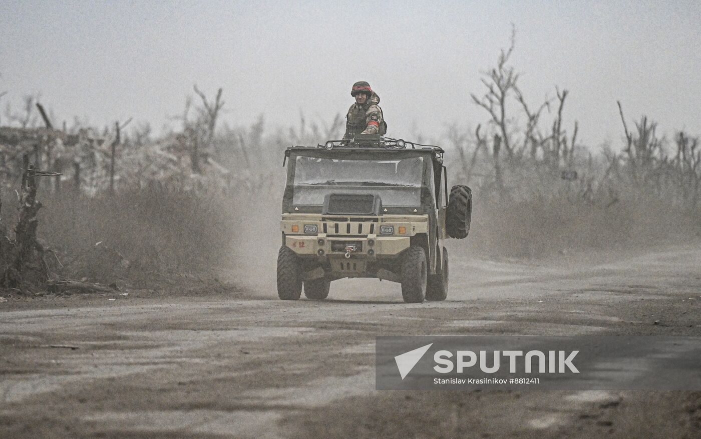 Russia Ukraine Military Operation Krasnoarmeysk Frontline Sector