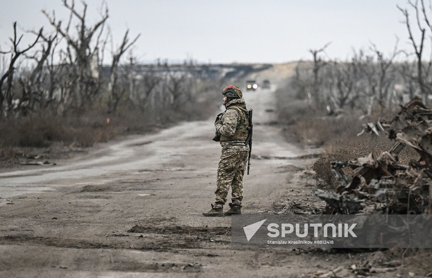 Russia Ukraine Military Operation Krasnoarmeysk Frontline Sector