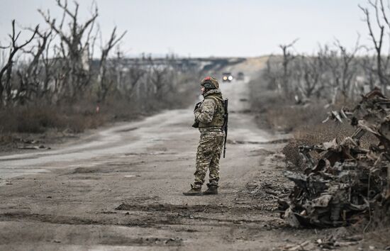 Russia Ukraine Military Operation Krasnoarmeysk Frontline Sector